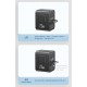 USAMS φορτιστής/αντάπτορας πρίζας CC309, USB & 2x USB-C, universal, 25W, μαύρος USAMS φορτιστής/αντάπτορας πρίζας CC309, USB & 2x USB-C, universal, 25W, μαύρος