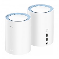 CUDY Wi-Fi mesh system M1200, AC1200 1200Mbps, dual band, 2τμχ