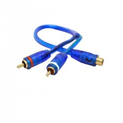 30133B Καλώδιο θηλυκό RCA- 2 αρσενικά RCA 0,33m
