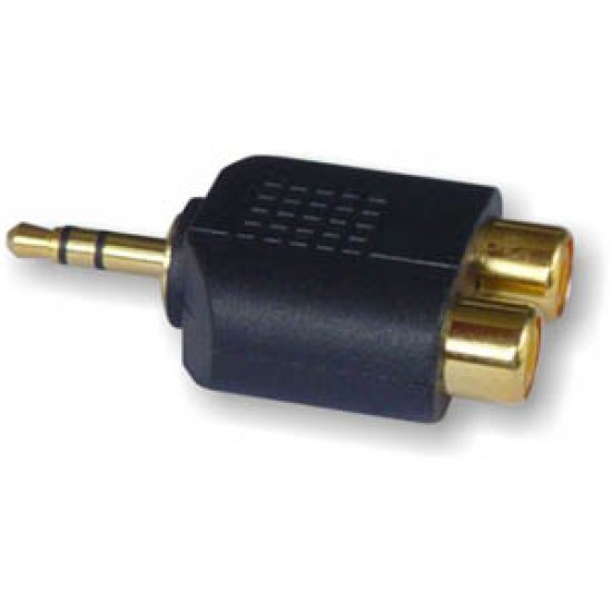 10-2027G Adaptor 3,5mm σε 2xRCA